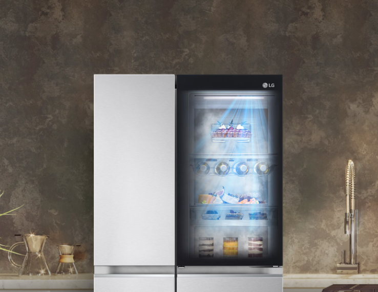 LG 647 Liter Side By Side Refrigerator - GSQ6472NS | AC GHAR